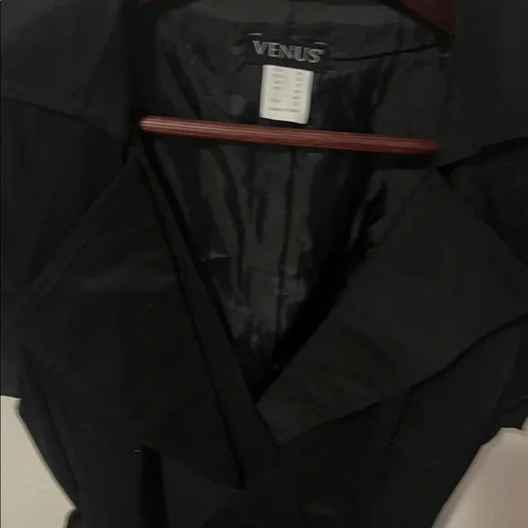 VENUS Black Mini Dress with Belt - Picture 6 of 6